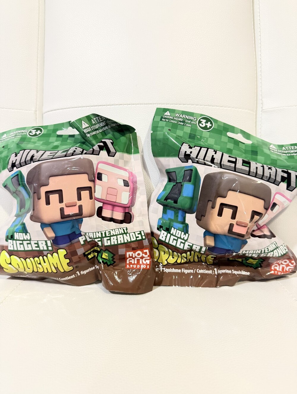 Minecraft SquishMe 3.5‑Inch Collectible Squishy Figure 2x